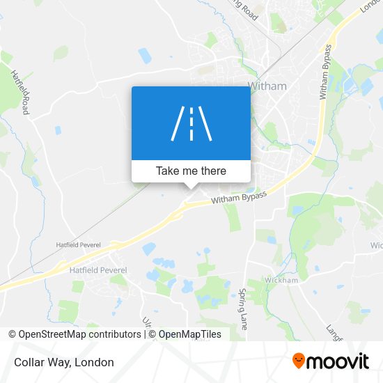 Collar Way map