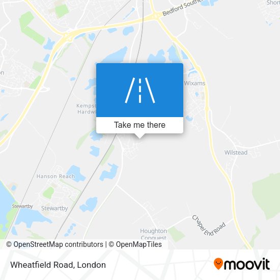 Wheatfield Road map