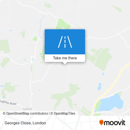 Georges Close map