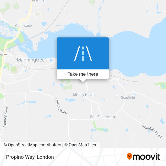 Propino Way map