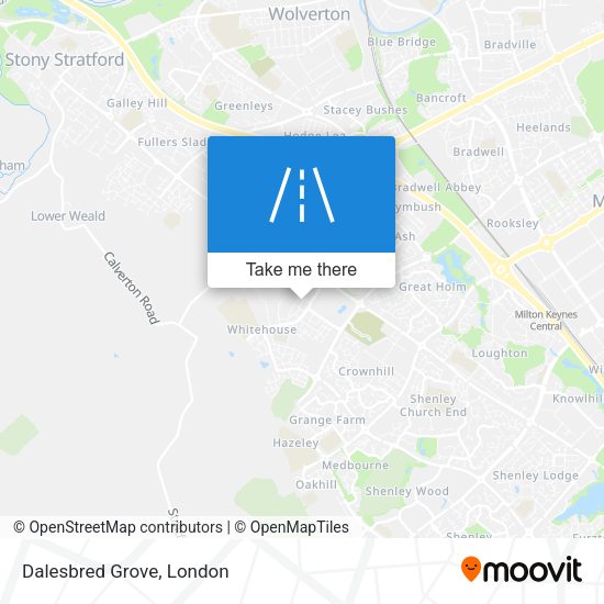 Dalesbred Grove map