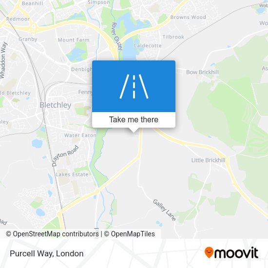 Purcell Way map