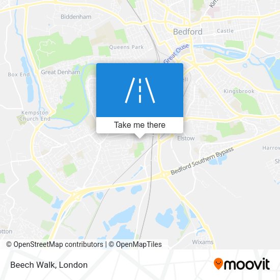 Beech Walk map