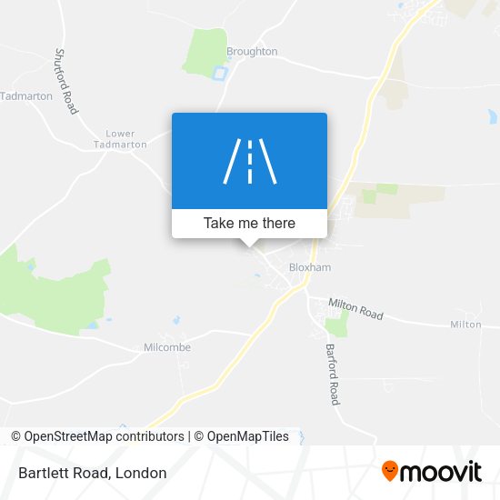 Bartlett Road map