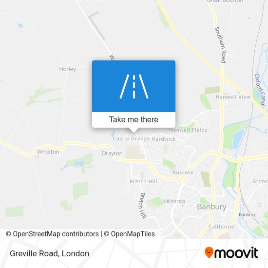 Greville Road map
