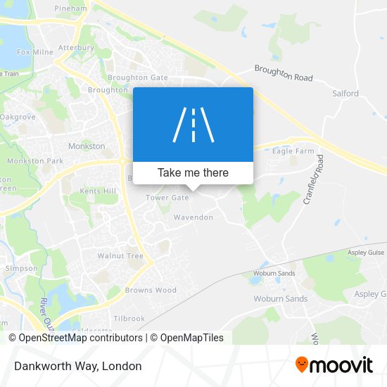 Dankworth Way map