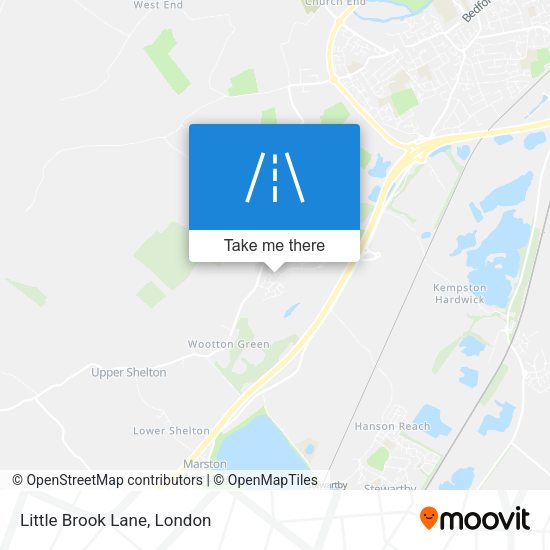 Little Brook Lane map