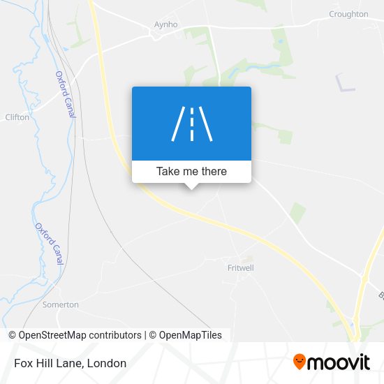 Fox Hill Lane map