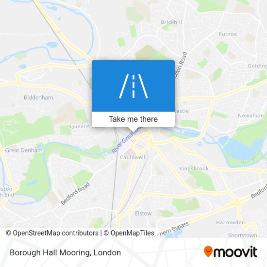Borough Hall Mooring map