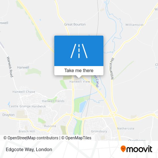 Edgcote Way map