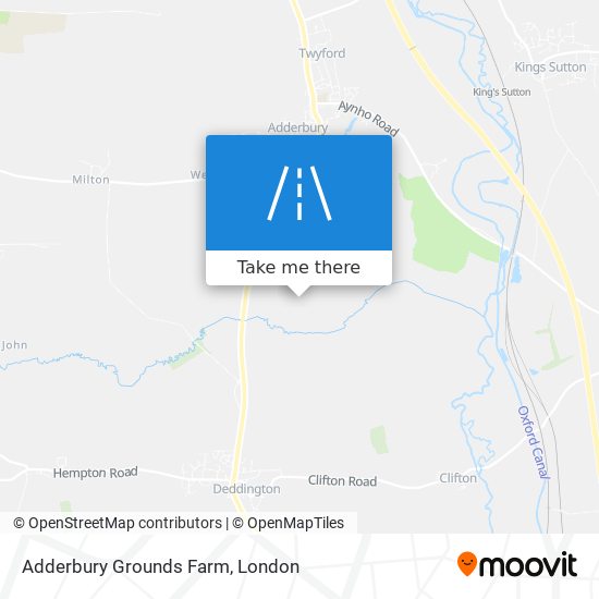Adderbury Grounds Farm map