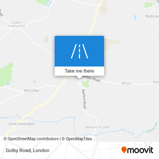 Golby Road map