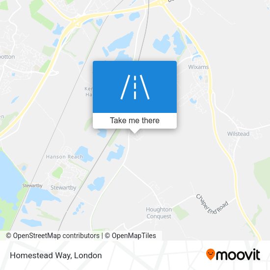 Homestead Way map