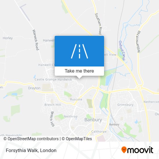 Forsythia Walk map