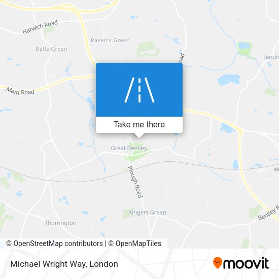 Michael Wright Way map