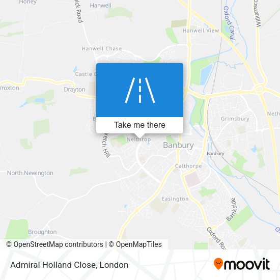 Admiral Holland Close map