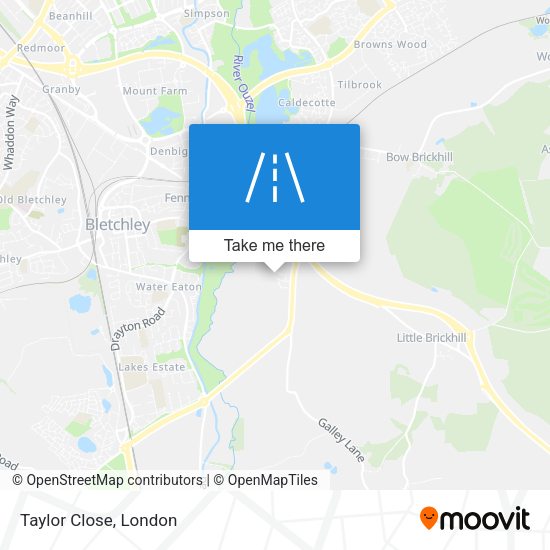 Taylor Close map