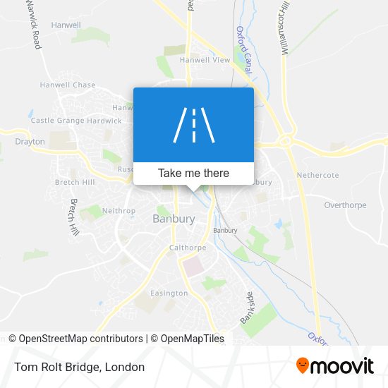 Tom Rolt Bridge map