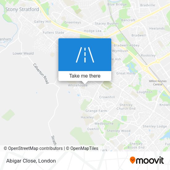 Abigar Close map