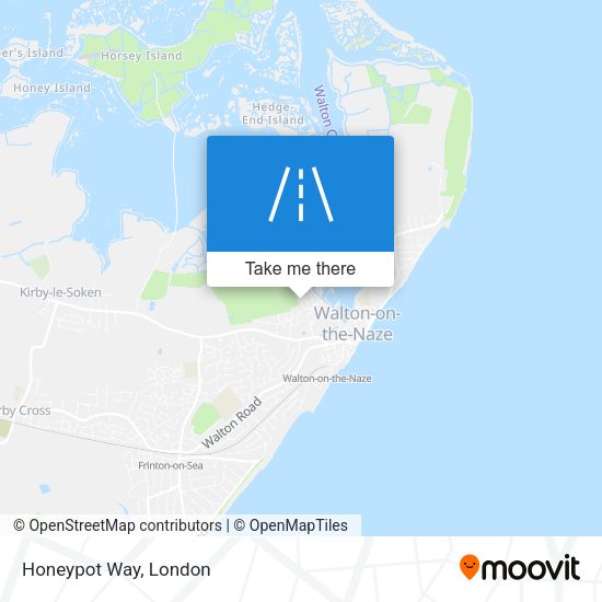 Honeypot Way map