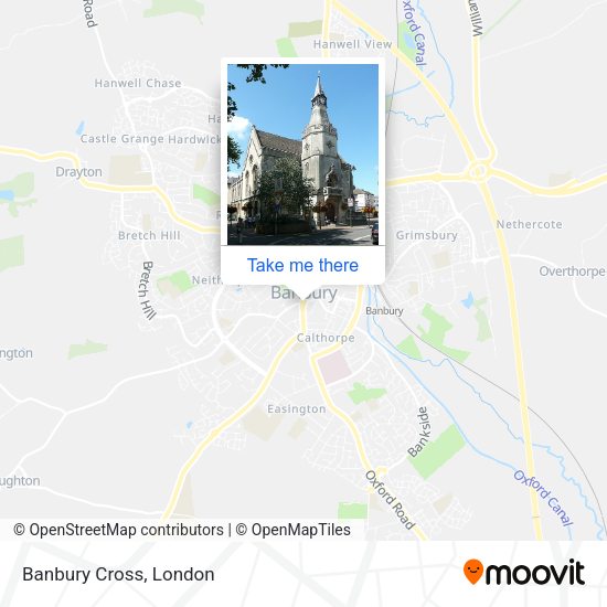 Banbury Cross map