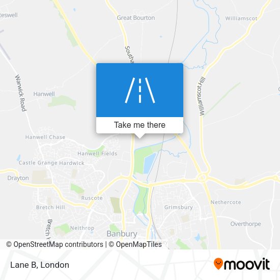 Lane B map