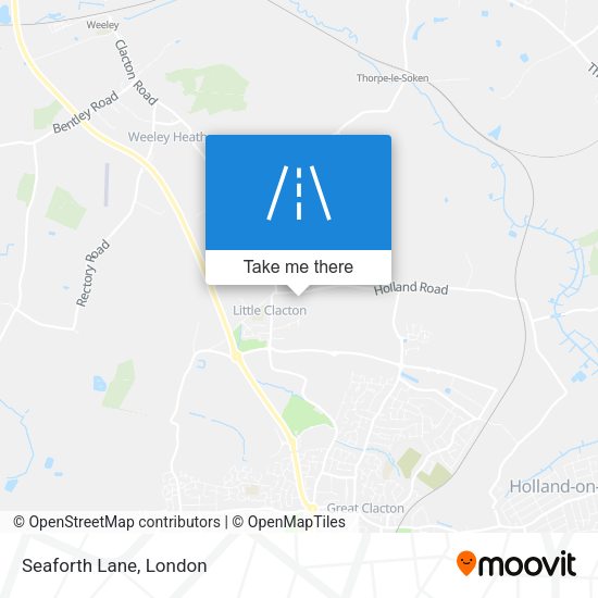 Seaforth Lane map
