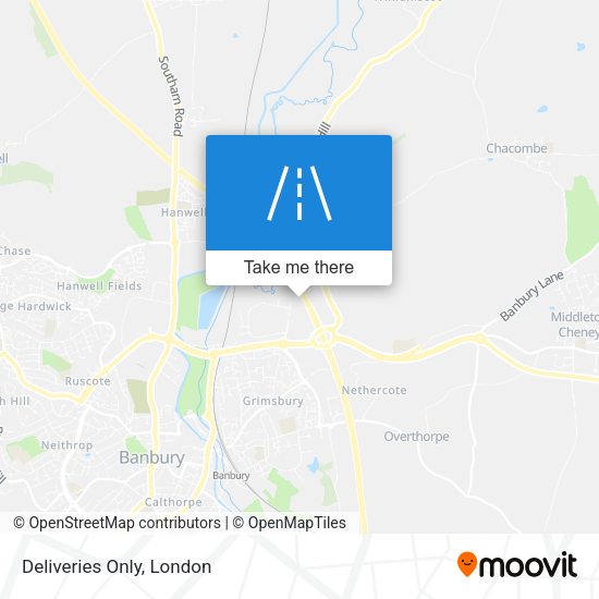 Deliveries Only map