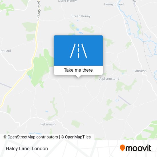 Haley Lane map