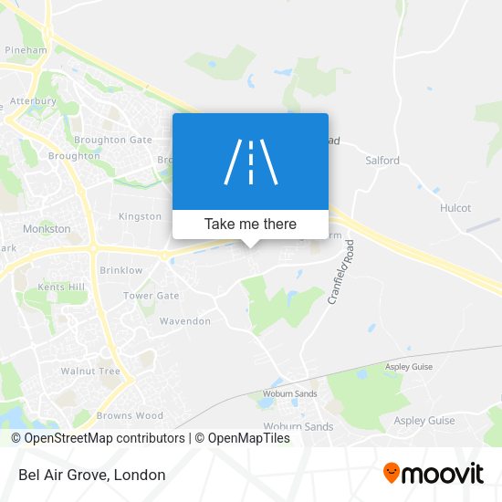 Bel Air Grove map