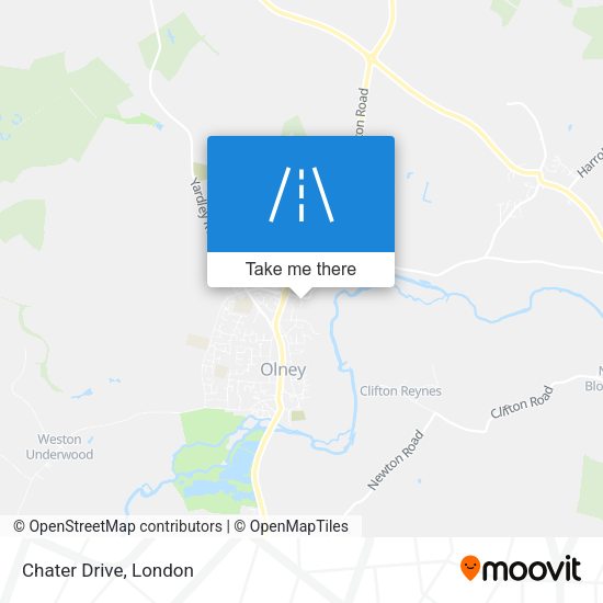 Chater Drive map