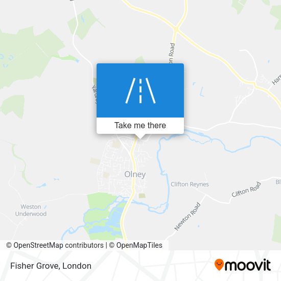 Fisher Grove map