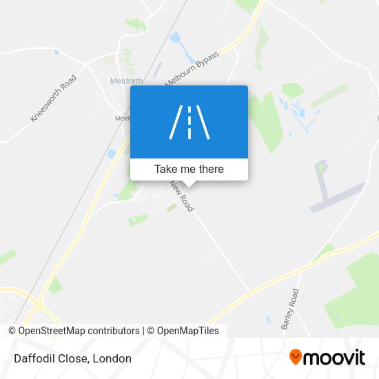 Daffodil Close map