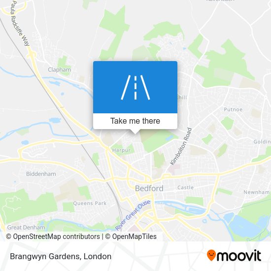 Brangwyn Gardens map