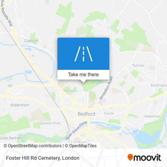 Foster Hill Rd Cemetery map