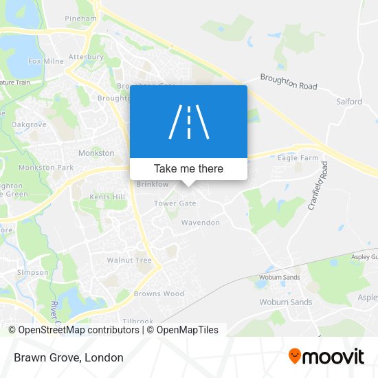 Brawn Grove map