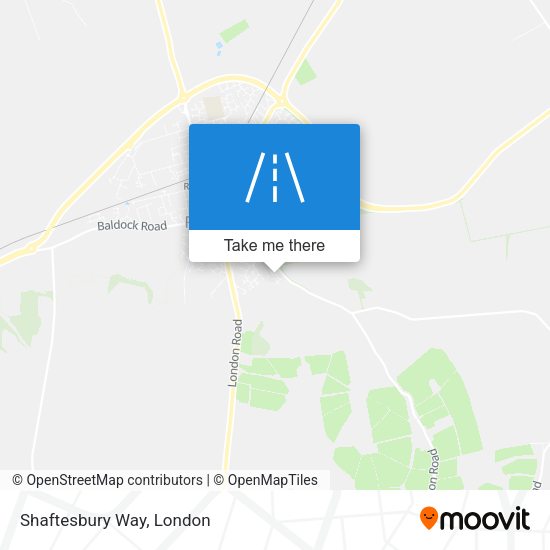 Shaftesbury Way map