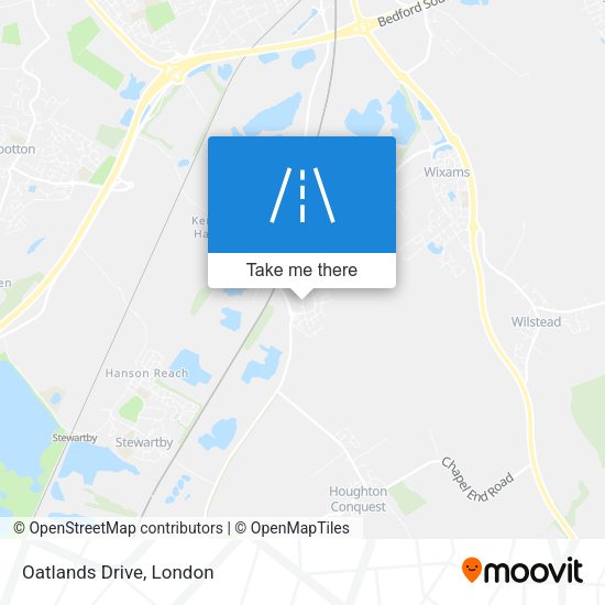 Oatlands Drive map