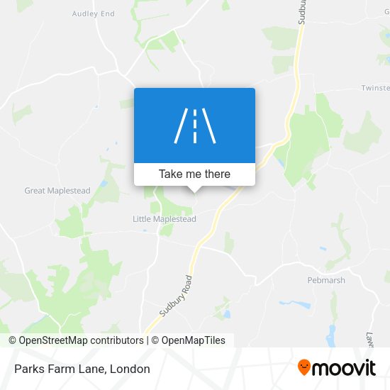 Parks Farm Lane map