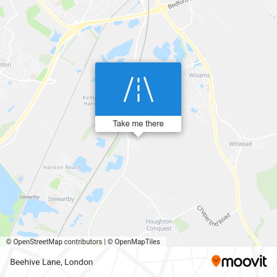Beehive Lane map