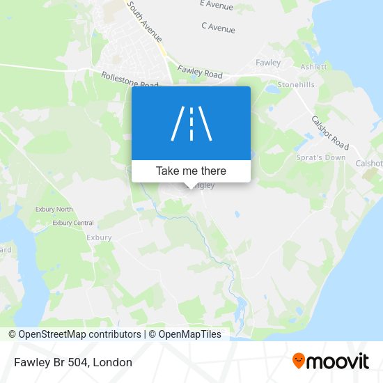 Fawley Br 504 map