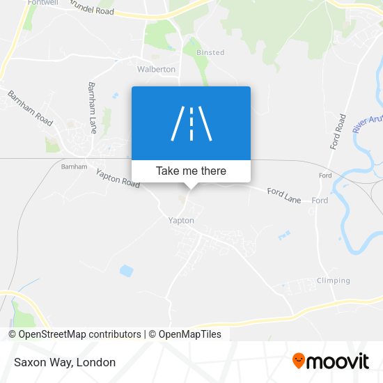 Saxon Way map