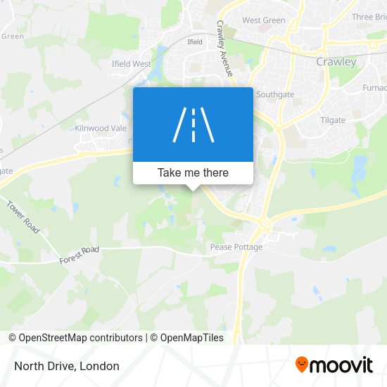 North Drive map