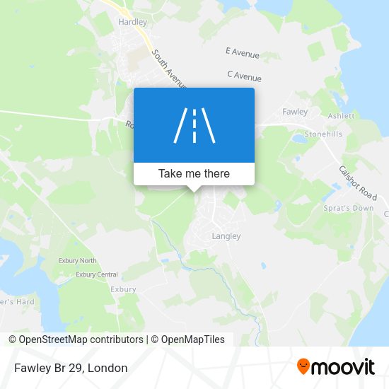 Fawley Br 29 map