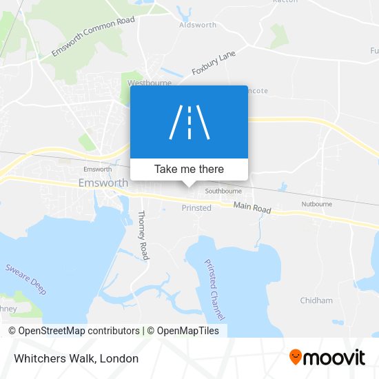 Whitchers Walk map