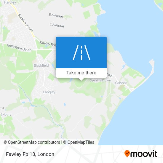 Fawley Fp 13 map