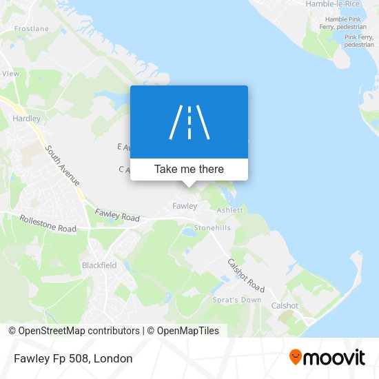 Fawley Fp 508 map