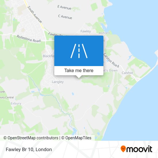 Fawley Br 10 map