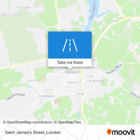 Saint James's Street map