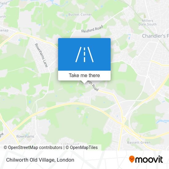 Chilworth Old Village map